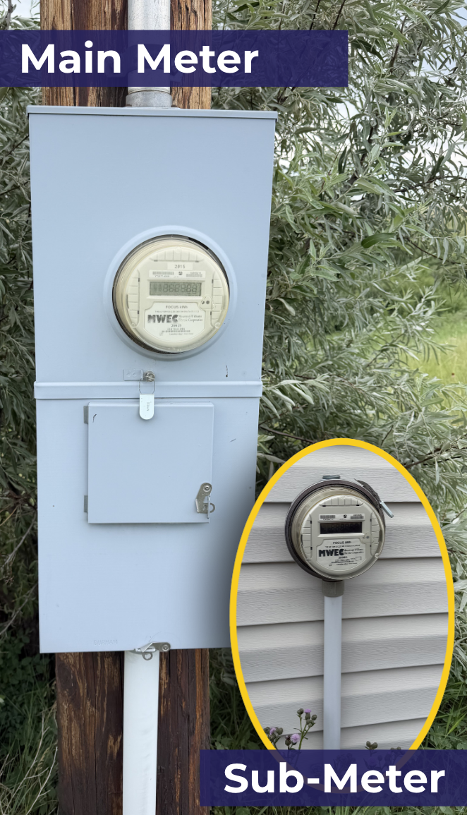 Main & sub meter