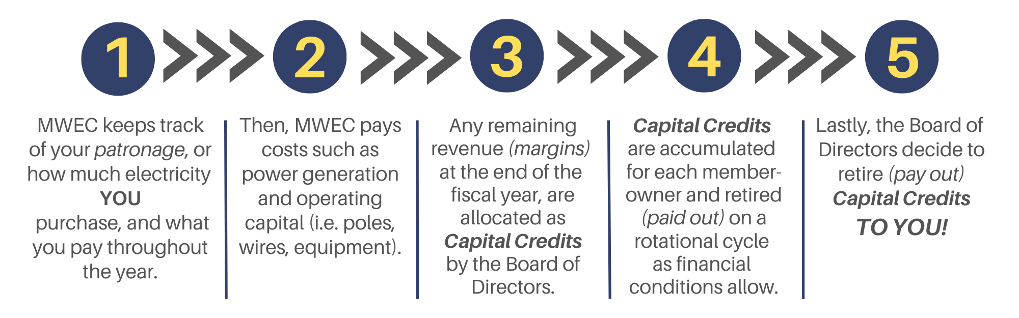 Capital Credit Quick Guide How to CC's work